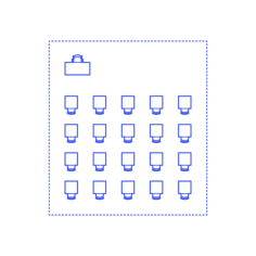 Layouts Classrooms Grid Single Table Sketch Svg Vector, Free Vectors File